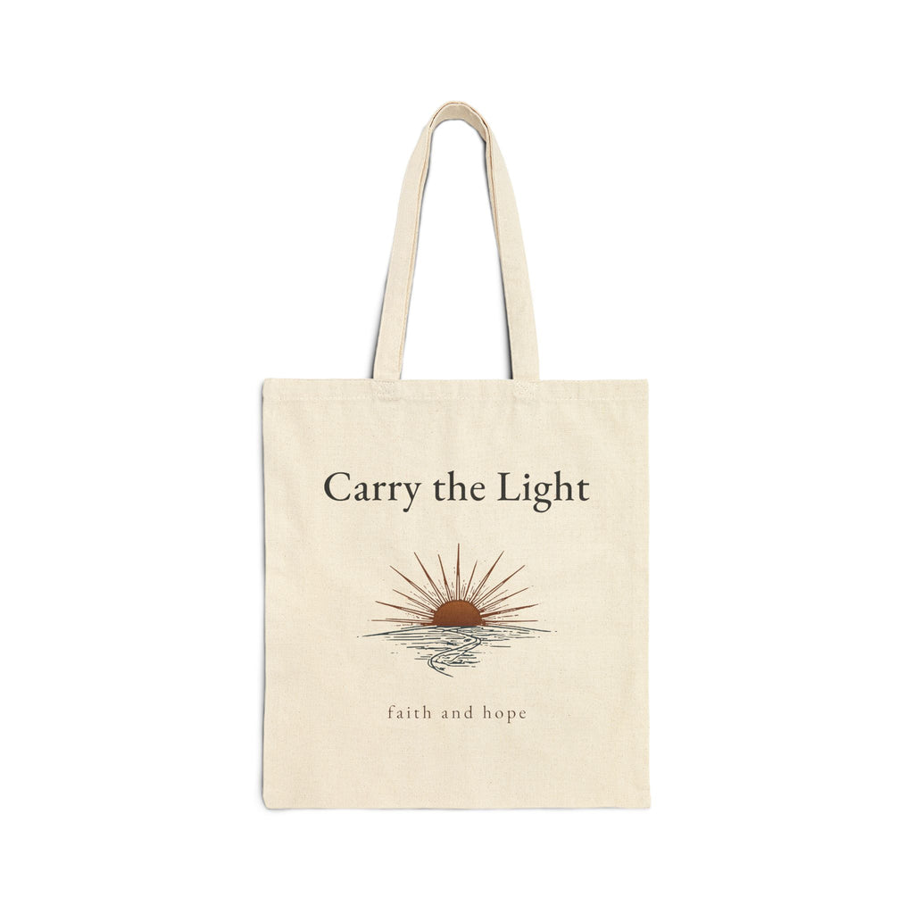 3M&P “Carry the Light” tote bag in natural cotton canvas